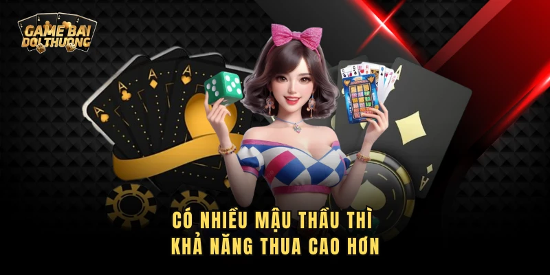 Có nhiều mậu thầu thì khả năng thua cao hơn